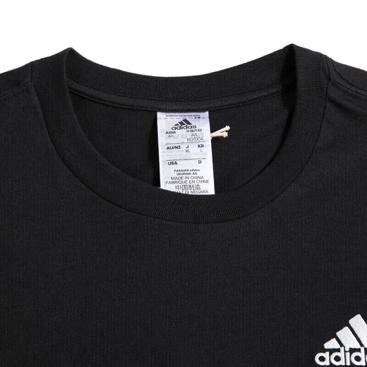 Adidas (adidas) traje deportivo para hombre 25 verano nuevo casual simple transpirable etiqueta pequeña camiseta de manga corta pantalones cerrados conjunto de dos piezas IC9282 + GK9226 M/175