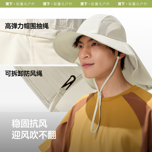 Beneunder sun hat men's summer mountaineering hat neck protection integrated fisherman hat sun protection sun hat fishing hat gift black