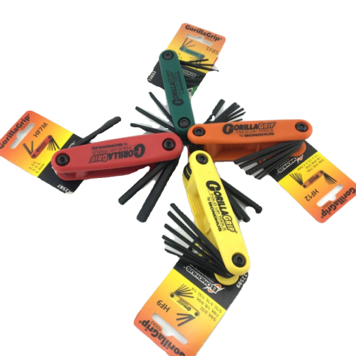 Bondhus US Bondhus Metric British Hexagon Wexagon Hexagon Hexagon Hollow Hollow Star Key Imperial 0.05-3/16 9 Packs 12591