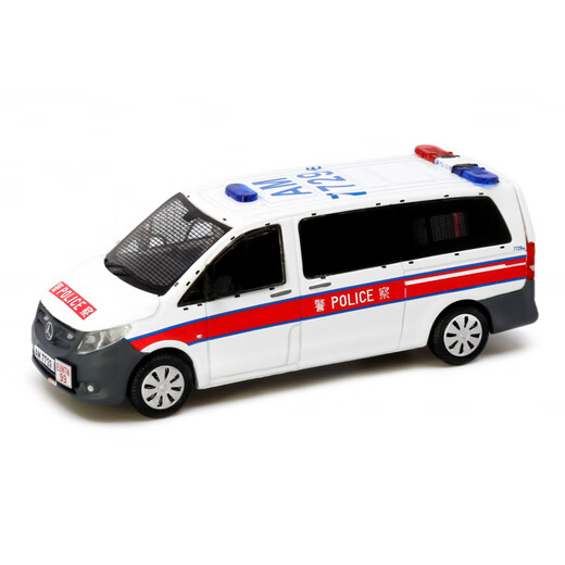 尚翰微影TINY香港警车战术巴士奔驰斯宾特爆炸处理课EU冲锋车合金车模 1/76 战术巴士(AM7775)