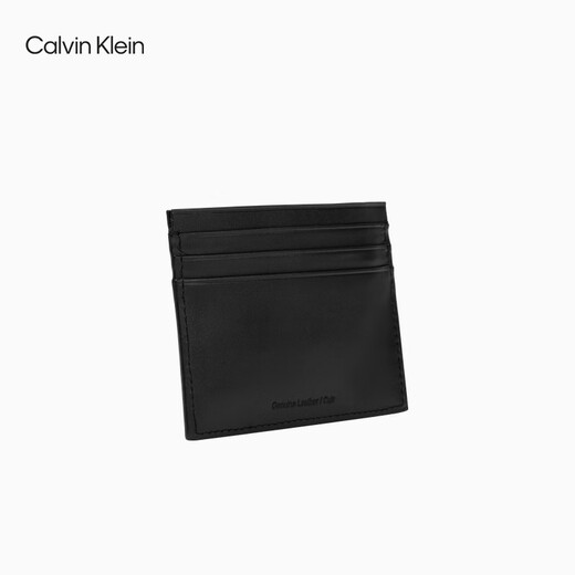 Calvin Kleinjeans 25 Frühlings- und Sommer Neue Herrengeschäft Leisure CK Multi-Card Cowide Leder-Zertifikat-Kartenpackung Geschenk 4D1017G UB1-Space Black 1