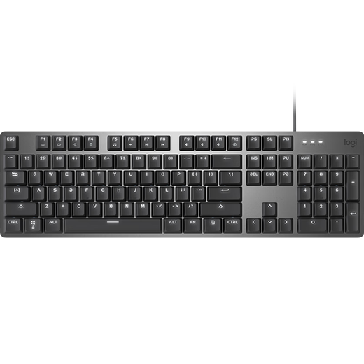 罗技（Logitech）K845机械背光键盘商务办公键盘电竞游戏键盘全尺寸有线键盘 K845 龙华红轴