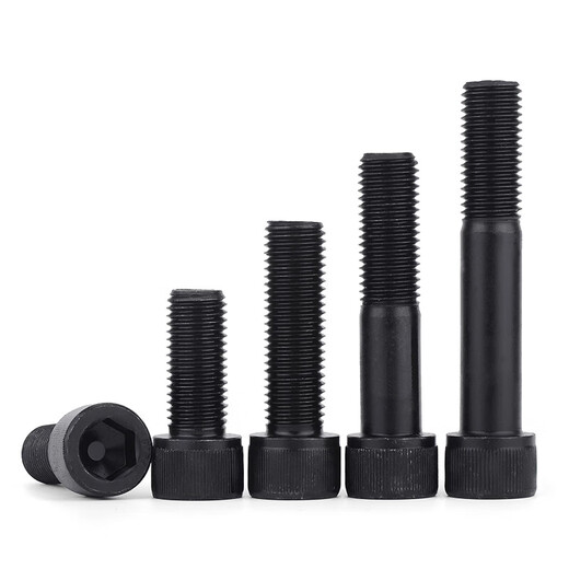 Jinggong (JINGGONG) M16M18M20M22M24M27M30M36M42 12.9 grade hexagon socket screws M16*35 (10 pieces) full thread