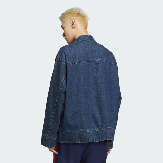 Adidas Clover, hombres y mujeres, el mismo año nuevo de serpiente CNY nuevo parche de estilo chino chaqueta suelta JZ9928 m