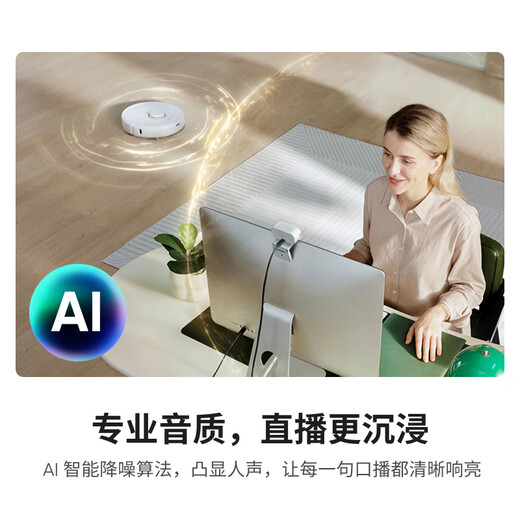 影石（Insta360）Link 2C AI智能4K直播摄像头高清美颜电脑直播设备（石墨黑 升级收音套装）