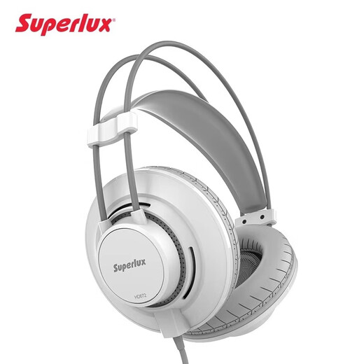 Superlux舒伯乐 HD671 HD672轻量复合式耳罩半开放音乐专业级监听耳机 HD671封闭式-白色