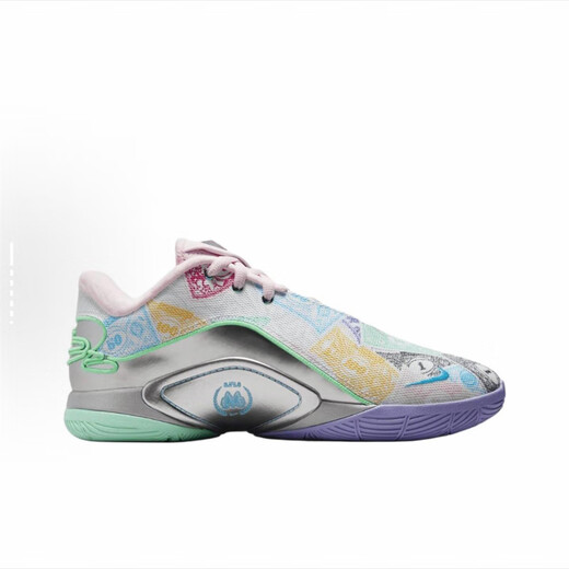 NIKE耐克LEBRON XXII BHM EP男子柔软舒适复古防滑耐磨低帮运动篮球鞋 FZ1098-100白绿粉蓝 40.5 (255mm)