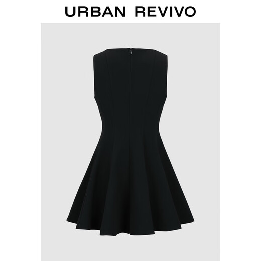 UR2025 Spring New Women's Modern Charming Waist Slim Sleeveless Dress UWG750015