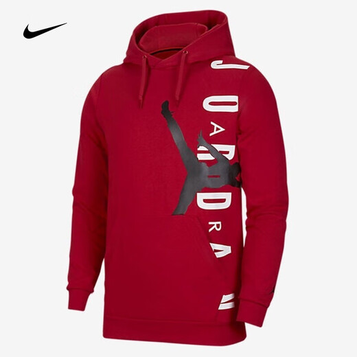 耐克（NIKE）男装卫衣外套春季新款AIR JORDAN运动服时尚休闲防风透气套头衫 CZ1678-687/红色  S