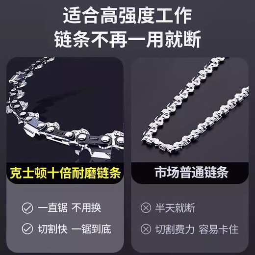 Wuyangbenzong German imported gasoline saw chain 20 inches 18 inches electric chain saw chain 16 inches 12 inches 6 inches saw blade logging chain 18 inches 36 knives 72 sections luxury model