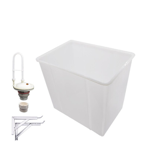 XMSJ school public toilet automatic water tank flushing tank trench squat high water tank wall-mounted plastic toilet flushing tank 40 liters automatic water tank + water tank + PVC connector