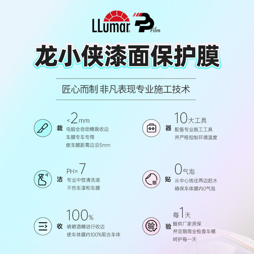 Loma car paint protection film Long Xiaoxia series car cover bright invisible car cover full body film TPU brightening resistance yellowing anti-scratch heat repair nationwide package construction