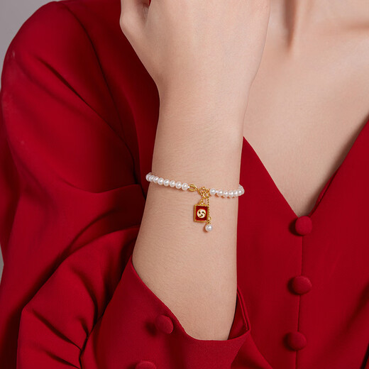 Safir birthday gift 18K gold single pendant female enamel DIY small pendant for girlfriend birthday gift gourd