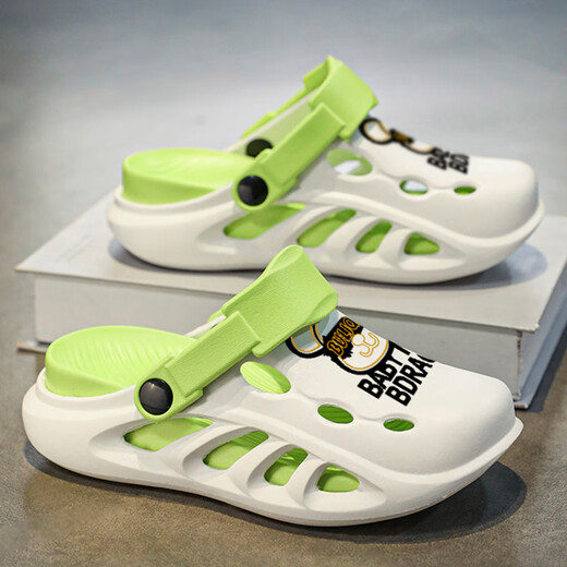 Hongxing tong ke broken size boys's cave shoes 2025 Spring Новые детские липкие тапочки средне-биг-мальчик с серым голубым голубым стилем