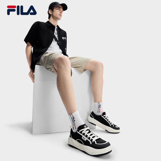 FILA Official Men's Shoes COOKIES Retro Canvas Shoes 2025 Cookie Shoes Fashion Casual Shoes