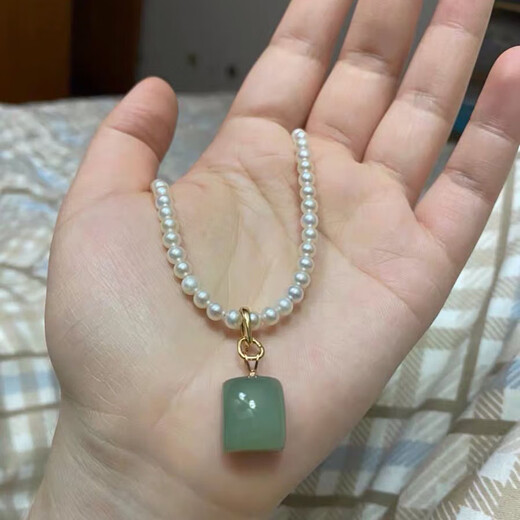 Senyong's new product 18K gold buckle pearl necklace bracelet various pendants versatile buckle detachable opening pendant buckle large size 18K gold yellow one