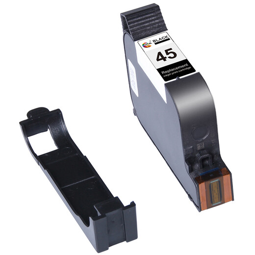 Huiwei Adecuado para HP 51645A Cartucho de tinta Ropa Cad Plotador de inyección de tinta HP1280 1180 Marcador 710C 830C 850C 870CXI Impresora HP45A Cartucho de tinta 2 paquete