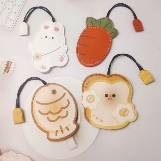Meipai Key Pull-up Cartoon Electric Vehicle de grande capacité Pack de clés créatifs Car universelle mignonne ouverte SN6398 Pack de clés de toast jaune