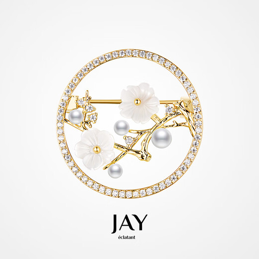 Jay plum blossom brooch, corsage, female accessories, birthday gift for mother, mother-in-law, elders