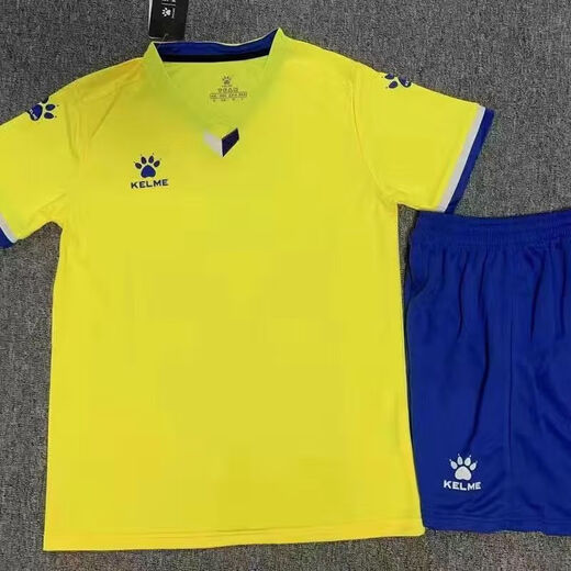 卡尔美（KELME）KEML卡尔美球衣足球队服短袖男女速干透气足球服套装印字比赛服 1048-白色 L 建议身高165-170