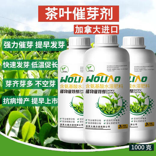 Wo Li'ao imported accelerator tea special accelerator foliar fertilizer flowers to promote flower bud growth and increase production water-soluble fertilizer imported plant accelerator 1000g*1 bottle
