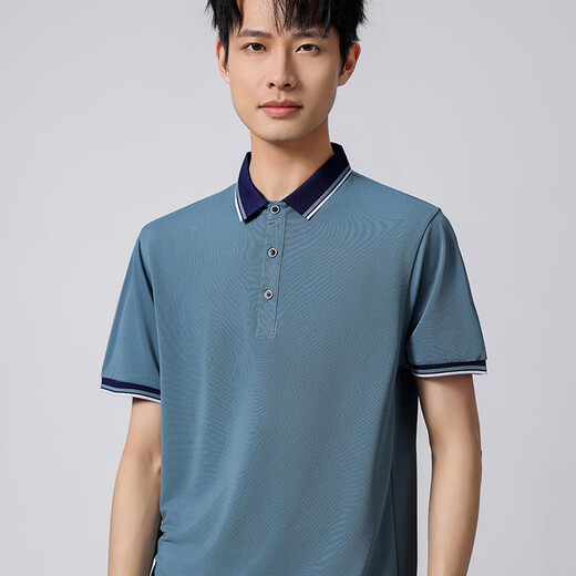 
Weiyin Ice Silk Workwear Polo Shirt Customized Summer Men's Short-Sleeve Lapel Factory Workshop Factory Clothing T-shirt Customized Workwear NS-9902 White L