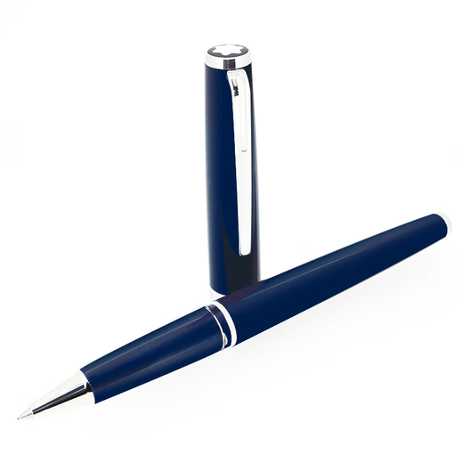 Montblanc (MONTBLANC) is not closed during the Spring Festival, New Year's Day Pix series signature pen resin ballpoint pen business gift blue 114809