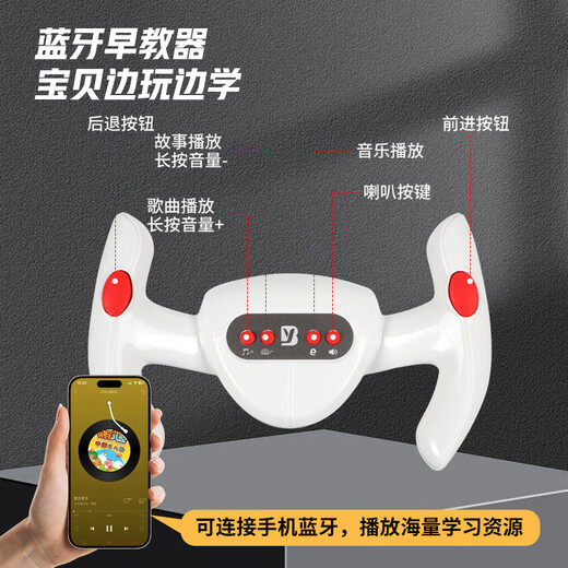 babyjianle儿童卡丁车电动四轮车可折叠可坐人便携童车儿童车玩具轻便免安装 标配+红色+单电瓶