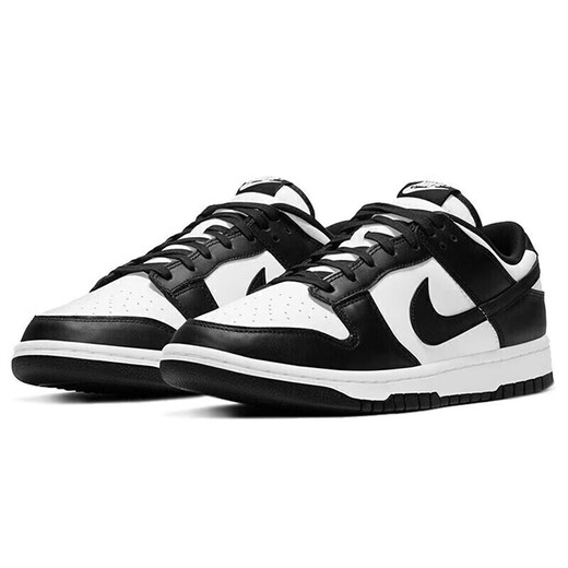 耐克（NIKE）DUNK LOW 熊猫经典低帮黑白运动休闲板鞋 DD1391-100男子 37.5