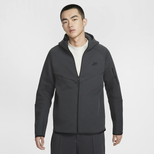 Nike (NIKE) WINDRUNNER series men's hoodie spring sweatshirt knitted HV0950 060 coal black/black 2XL