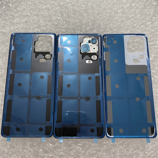 vivo适用于S18原装玻璃后盖S18pro原厂电池盖手机后壳后玻璃后盖 S18玄黑原装后盖 带镜框镜