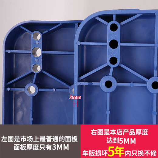 
Ji Litian custom silent trolley plus 5 wheel flatbed truck small trailer folding household portable trolley pull 13565 load bearing 800 Jin [Jin equals 0.5 kg]