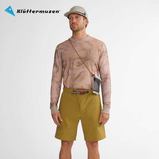 KLATTERMUSEN攀山鼠15602M黑暗精灵山下系休闲短裤-Ivalde Shorts M's 547/Juniper Green（刺柏绿） S