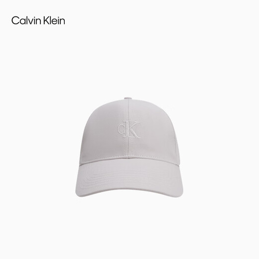 Calvin KleinJeans25春夏新款男女同款经典字母刺绣纯棉棒球帽礼物4K5024G WGY-月光白 均码 OS