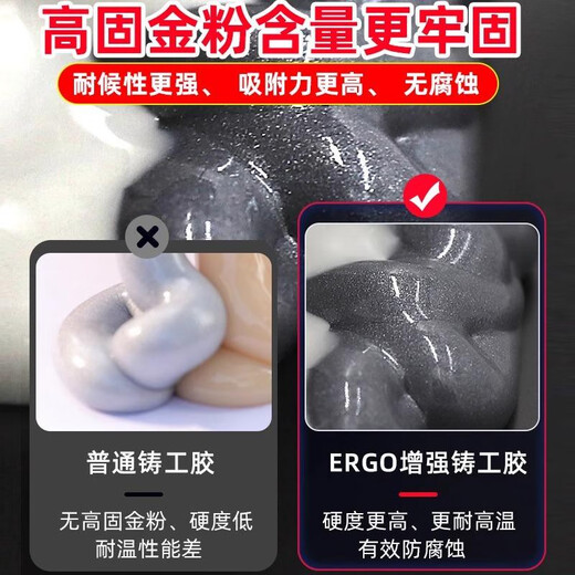 Ergo9922 Starker Caster Adhäsive Eisenversiegelung Leck -Reparaturtank Wassertank Wasserrohr Epoxidharz Abkleber 25ml Pack 25ml Packung