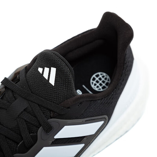 
Adidas official ship store running shoes, new summer cushioning lightweight sports shoes mesh breathable low top casual shoes for men IF4839/black and white/BOOST sole 44.5 (inner length 275mm)