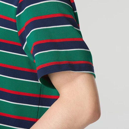 
Nike (NIKE) short-sleeved men's clothing, new summer outdoor fitness sportswear, POLO shirt, striped versatile lapel casual T-shirt, FN3897-410 XL