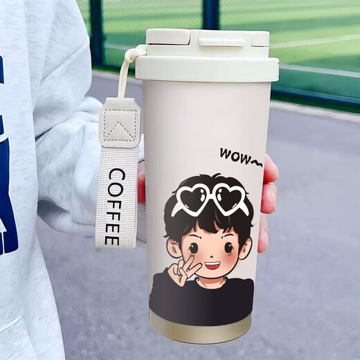 
He Jiangong couple cup, meaningful water cup, men and women couple thermos cup, home portable large capacity water cup, DX825 Biye girls coffee thermos cup