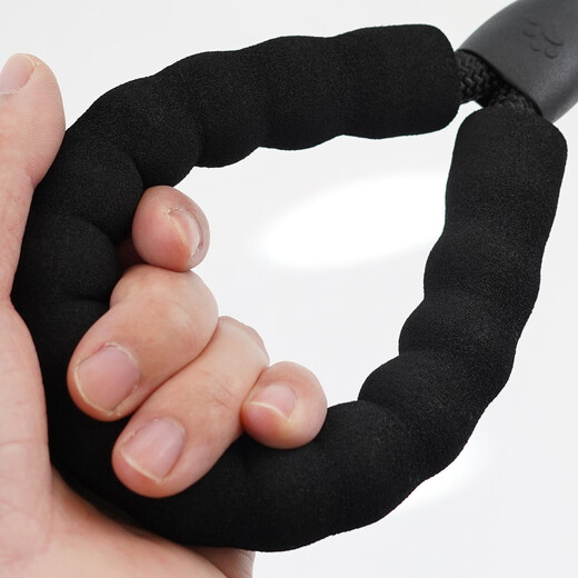 Juchuangqi Pet Leash Dog Rope Medium and Large Dog Explosion-proof Reflective Round Rope Dog Chain Non-Stretching Leash Black 2m Rope Thickness 1.2cm