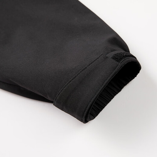 Pierre cardin jacket men's spring and autumn jacket casual windproof hat simple loose top black 2XL