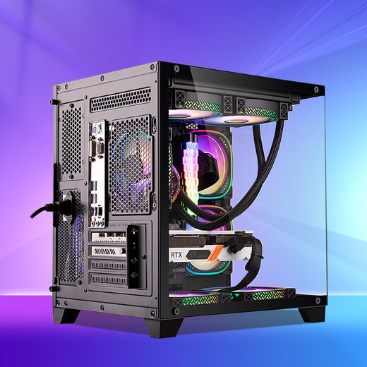 AMD Ryzen 5 R5 5600 host machine/RX7650GRE/RTX5060/RTX4060Ti/RTX3060 graphics card e-sports design desktop computer host DIY assembly machine R5 5600+RX7650GRE 8G丨with six