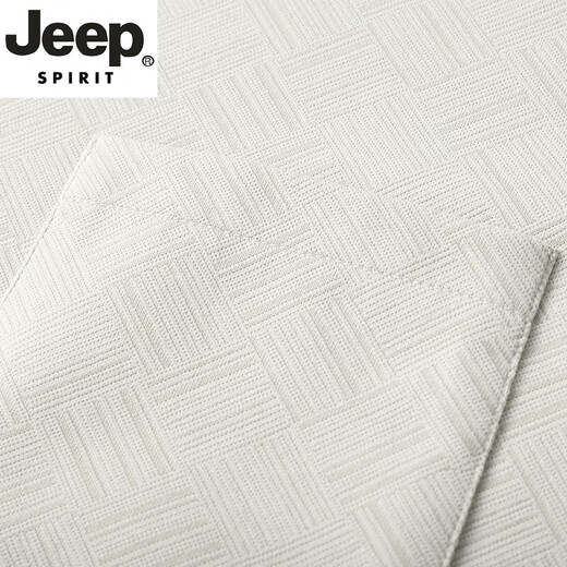 JEEP SPIRIT吉普高档7A中年男士夏季圆领短袖t恤冰爽透气爸爸夏装体恤衫 S686哈青 M