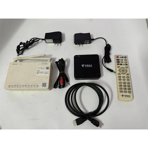 Pinwuyou withdraws from the network set-top box, China Mobile, Telecom and Unicom cancel the account, cancels the broadband fiber optic cat, ZTE magic 100 box recharge, Telecom optical cat set-top box with a full set of accessories