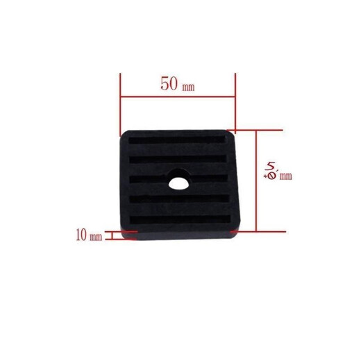 Li Shen air conditioner outdoor unit shock-absorbing pad anti-noise noise reduction outdoor unit bracket base rubber anti-vibration pad universal anti-vibration pad air conditioner shock-absorbing pad 4 pack without screws