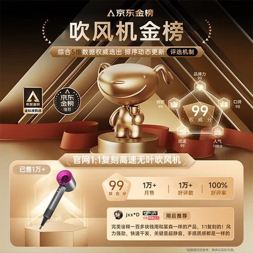 Dr. Lightspeed National 3C Certification丨High-speed bladeless high wind hair dryer household silent negative ions high power does not damage hair Huaqiangbei hair dryer for student dormitories Macaron-single nozzle 4.5 billion moisturizing negative ions丨Smooth and fluffy 2025 upgrade丨Huaqiangbei official top configuration 1 1 1.8 meter cord length