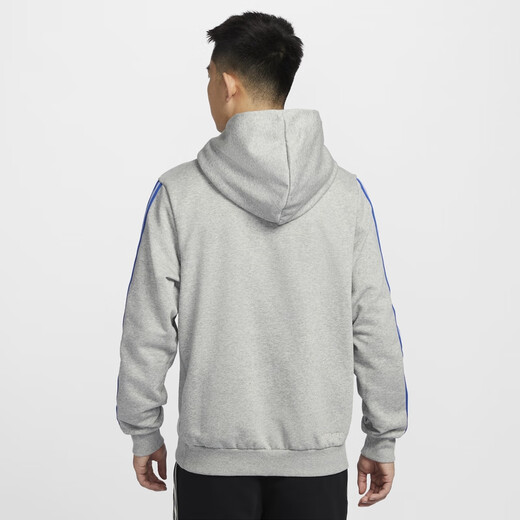 Nike (Nike) Offizieller Therma-Fit-Männer Plus Fleece Basketball Pullover Hoodie HJ3882 063 Farbeinstellung Dunkelgrau/helles Elfenbeinweiß XL