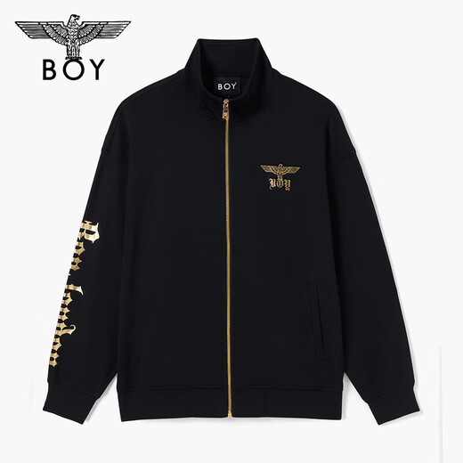 BOY LONDON【黑执事】春24新品男女同款黑色潮酷针织外套N12801 黑色 XS