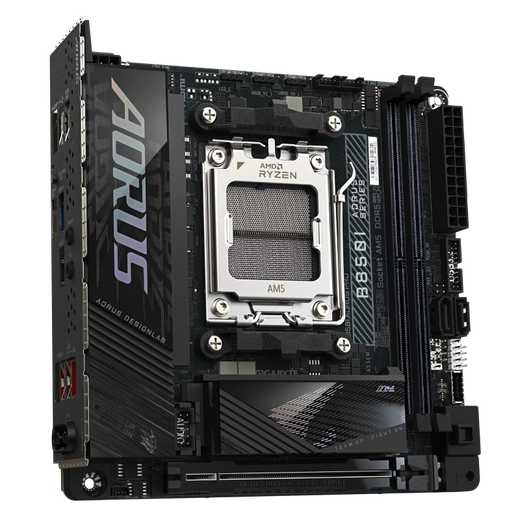 Gigabyte AMD B850MINI ITX MINI CARVING R7 9800X3D 9700X 7800X3D / R9 9900X 9950X / R5 7500F BOX ORIGINAL CPU CPU SET NOUVEAU R7 9700X [8 CORES 16 FILS] Boîte d'origine