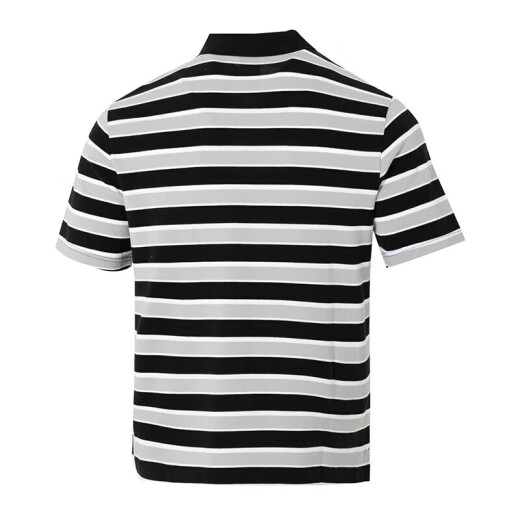 耐克（NIKE）官网官方男装 2025春夏新款潮流运动服条纹短袖透气翻领POLO衫 FN3897-010 S