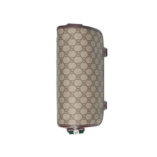 Gucci (Gucci) Frauen Miss Bags Männer und Frauen gleicher Stil GG Damenbeutel Paare rot und grün gestreiftes Gurtband Briefbeutel Beige Ebony 760123facjn9765